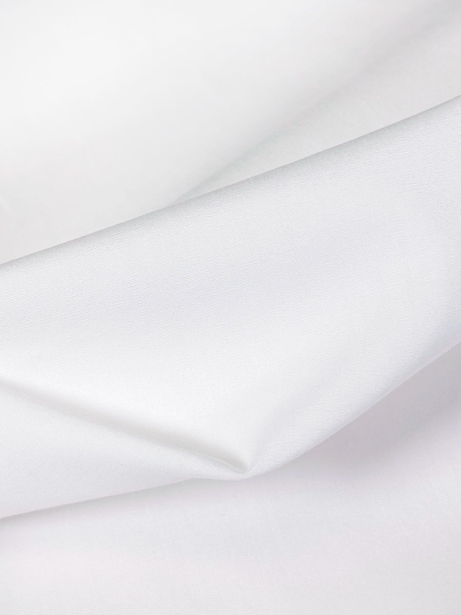 White Giza 87 Cotton Poplin