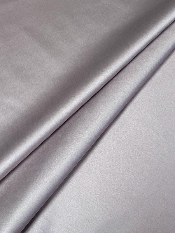 DUSTY PINK COTTON SATEEN, 100% fine-woven cotton