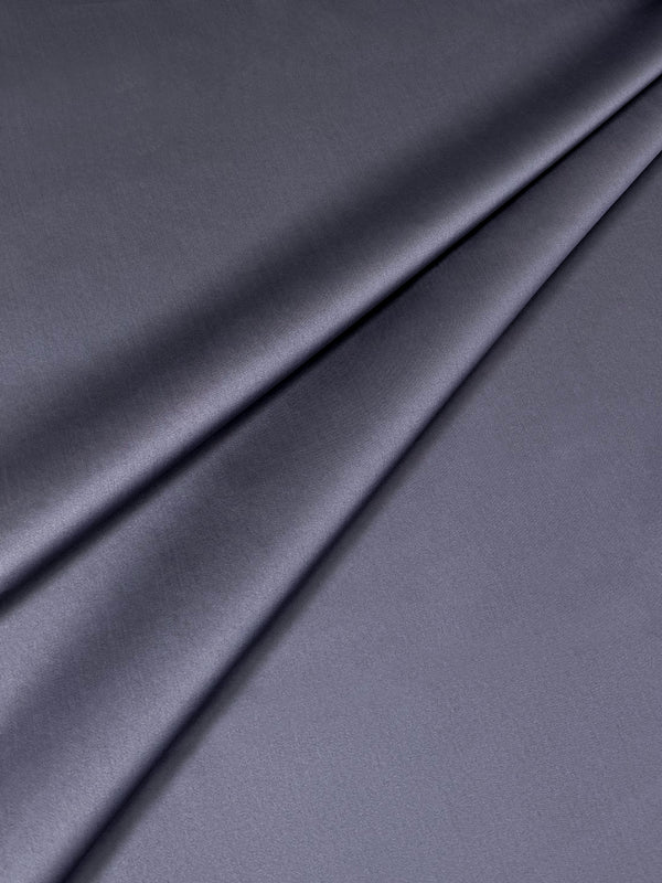 Mood gray cotton sateen, 100% fine-woven cotton