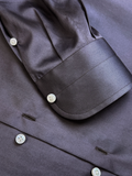 MOOD GRAY COTTON SATEEN DRESS SHIRT
