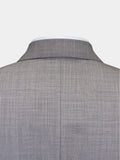 TAUPE GRAY MELANGE WOOL SUIT