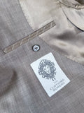 TAUPE GRAY MELANGE WOOL SUIT