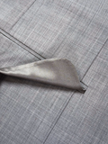 TAUPE GRAY MELANGE WOOL SUIT
