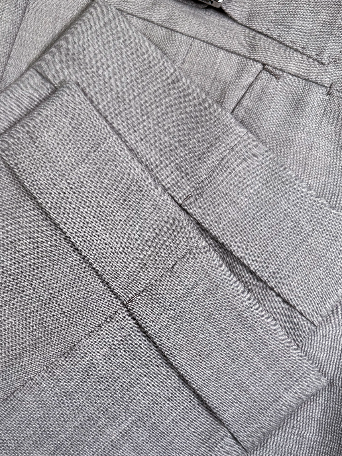 TAUPE GRAY MELANGE WOOL SUIT