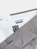 TAUPE GRAY MELANGE WOOL SUIT