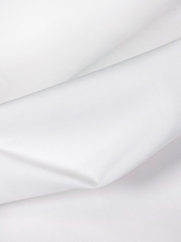 WHITE GIZA 87 COTTON POPLIN, 100% Egyptian cotton, woven by Cotonificio Albini