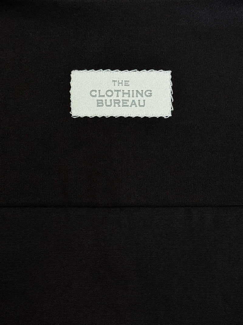BLACK ORGANIC COTTON DRESS SHIRT