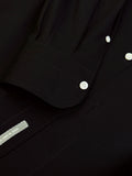 BLACK ORGANIC COTTON DRESS SHIRT