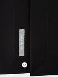 BLACK ORGANIC COTTON DRESS SHIRT