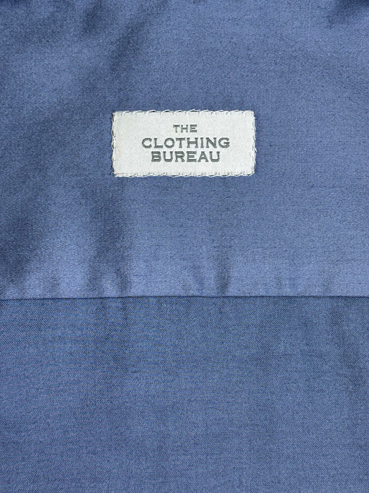 DUSK BLUE COTTON SATEEN DRESS SHIRT