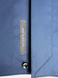 DUSK BLUE COTTON SATEEN DRESS SHIRT