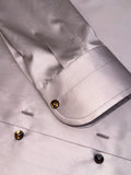 DUSTY PINK COTTON SATEEN DRESS SHIRT