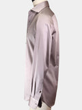DUSTY PINK COTTON SATEEN DRESS SHIRT