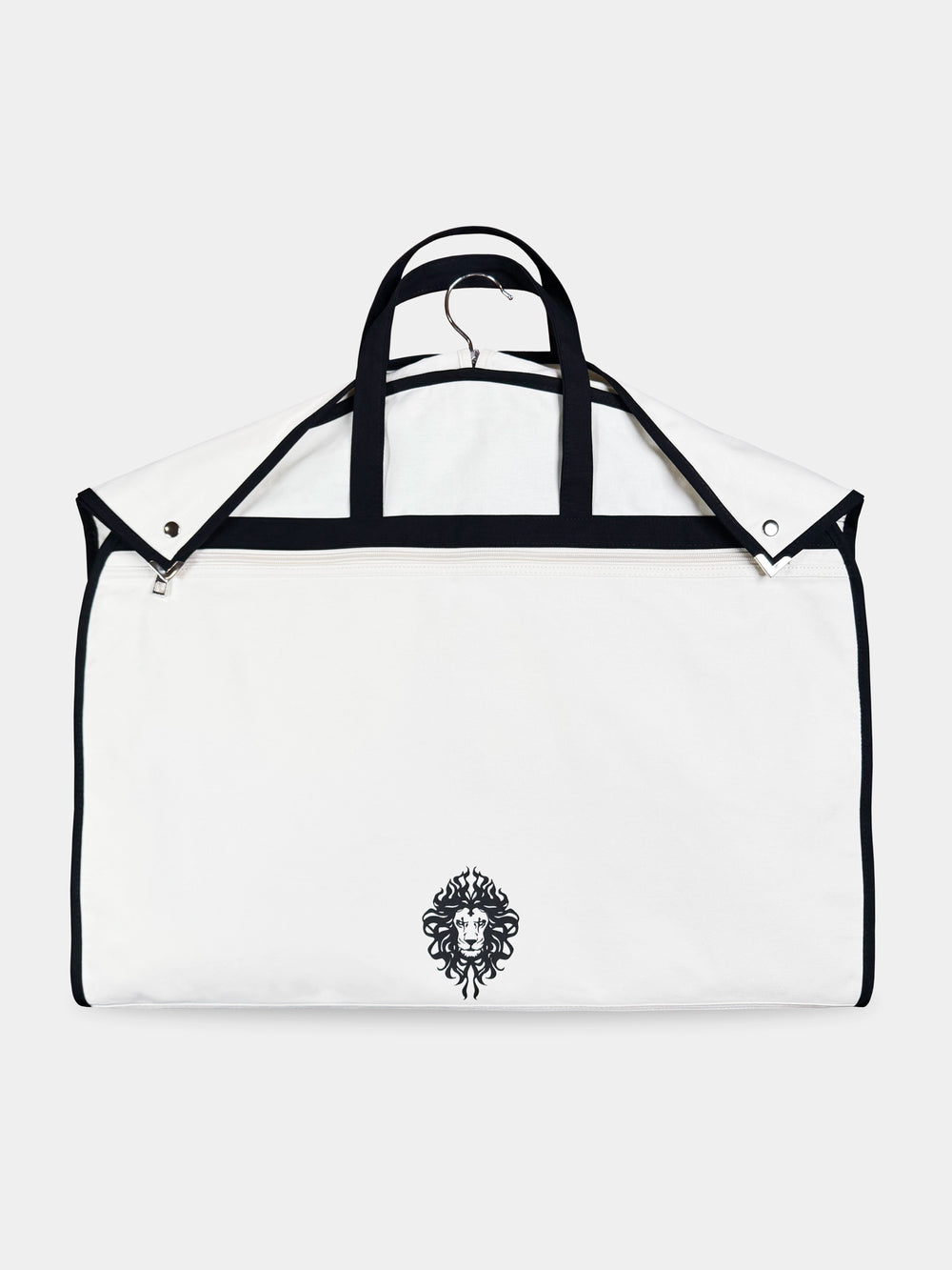 The Clothing Bureau garment bag folded with handles together