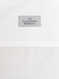 WHITE FINE TWILL GIZA 87 COTTON DRESS SHIRT