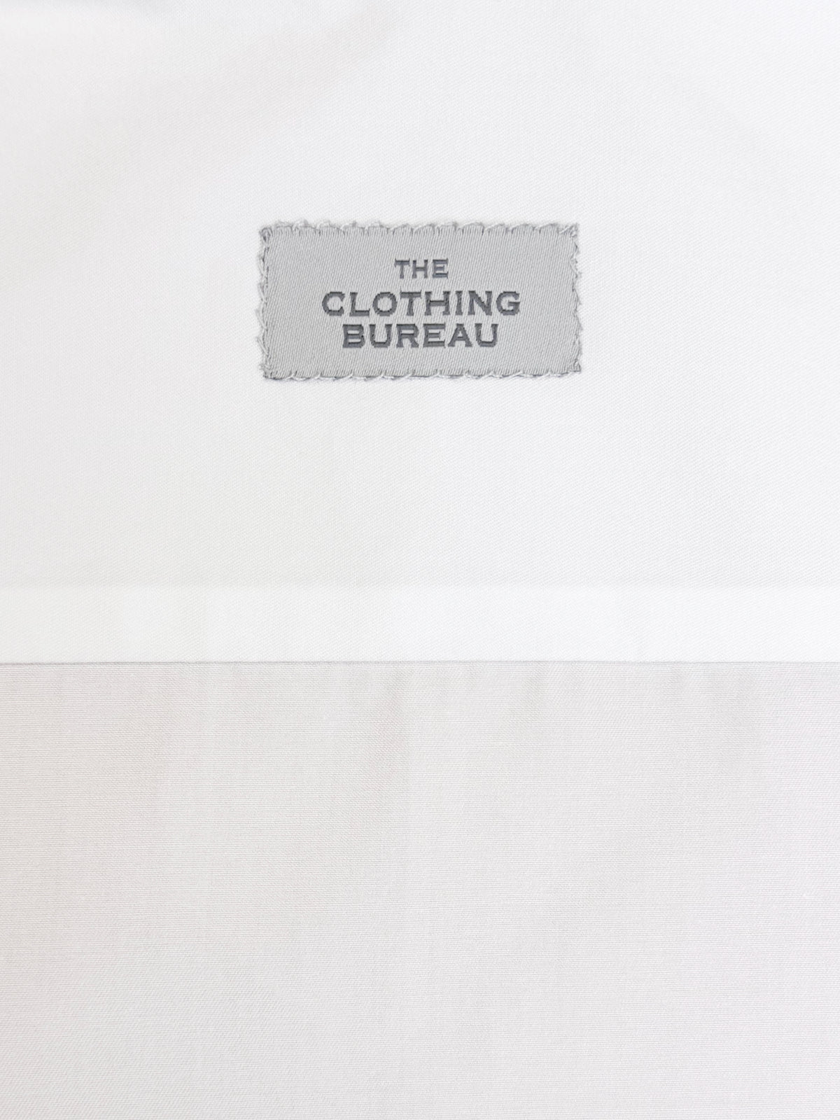 WHITE FINE TWILL GIZA 87 COTTON DRESS SHIRT