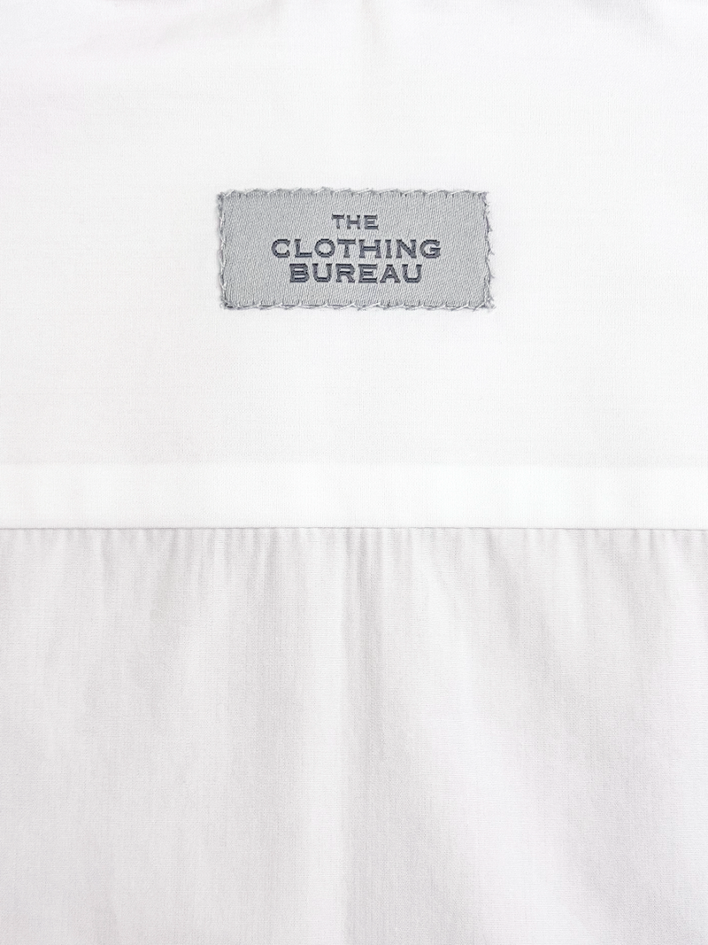 WHITE GIZA 87 COTTON POPLIN SPORT SHIRT
